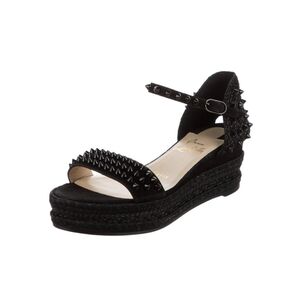 Christian Louboutin Black Spiked Sandals